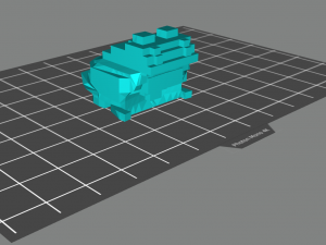 Flipnote frog 3D Print Model