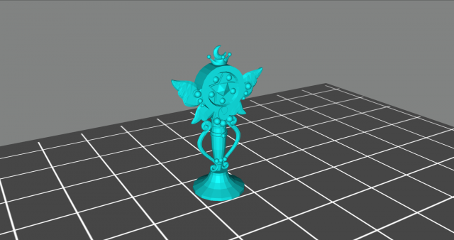 Holy moon chalice 3D 打印模型 .c4d .max .obj .3ds .fbx .stl .blend