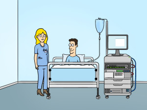 2D Cartoon Environments Beautiful Castle And Hospital Modelo 3D