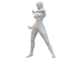 Sexy Girl Statues Ready to Print 3D Print Model