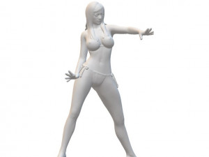 Sexy Girl Statues Ready to Print Modelo de Impressão 3D