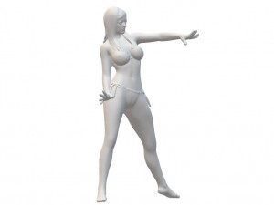 Sexy Girl Statues Ready to Print Modelo de Impressão 3D