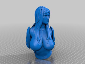 Women Space Trooper for 3D Printing 3D-Druckmodell