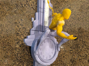 Spiderman Wall Clock Ready to Print STL 3D-printmodel