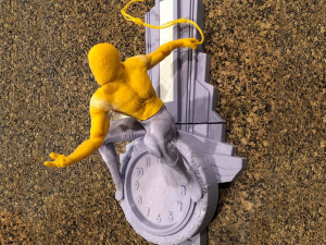 Spiderman Wall Clock Ready to Print STL 3D-printmodel
