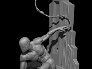 Spiderman Wall Clock Ready to Print STL 3D-printmodel