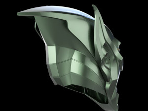 Green Goblin Helmet Ready to Print STL 3D 打印模型