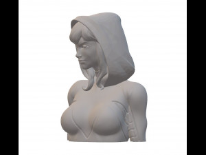 Spider Gwen Bust Ready to Print STL Modelo de Impressão 3D