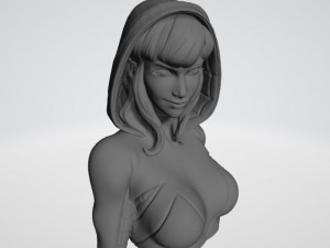 Spider Gwen Bust Ready to Print STL Modelo de Impressão 3D