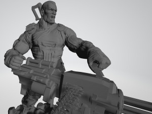 Punisher Diorama Ready to Print STL 3D Print Model