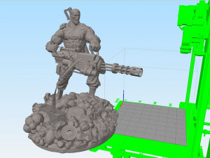 Punisher Diorama Ready to Print STL 3D Print Model