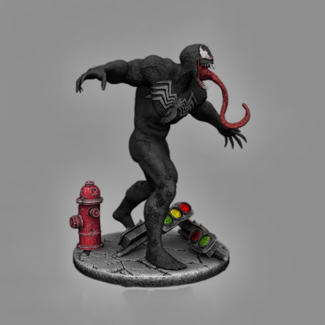 Ultimate Venom Statue Ready to Print STL 3D Print Model in Figurines  3DExport