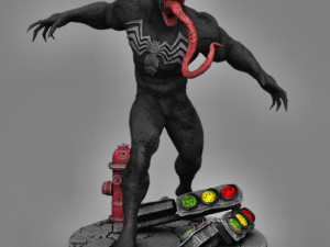 Ultimate Venom Statue Ready to Print STL 3D Принт Модель