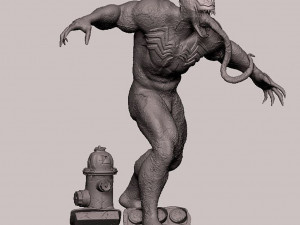 Ultimate Venom Statue Ready to Print STL 3D Принт Модель