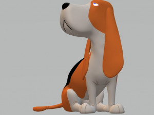 Basset Hound Dog Ready to Print Modello di stampa 3D