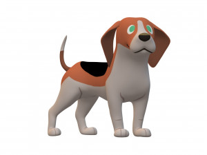 Beagle Dog Ready to Print Modelo de impresión 3D