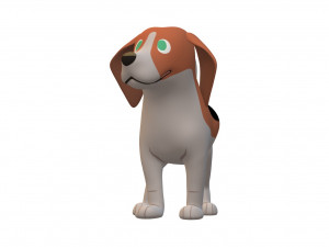 Beagle Dog Ready to Print Modello di stampa 3D