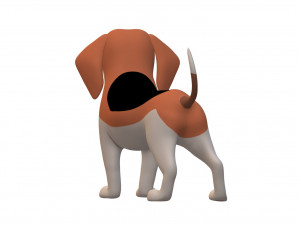 Beagle Dog Ready to Print Modello di stampa 3D