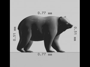 Fat Brown Bear Ready to Print 3D प्रिंट मॉडल
