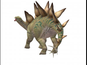 Stegosaurus Dinosaur Ready to Print Model Cetak 3D