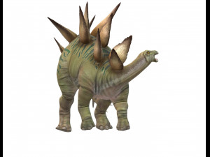 Stegosaurus Dinosaur Ready to Print Model Cetak 3D