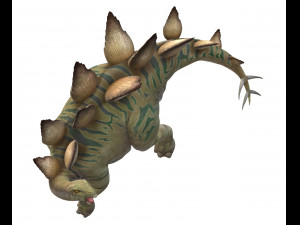 Stegosaurus Dinosaur Ready to Print Model Cetak 3D