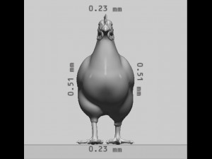 Chicken Ready to Print Modello di stampa 3D