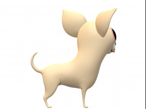 Chihuahua Dog Ready to Print 3D Print Model