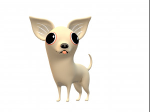 Chihuahua Dog Ready to Print 3D Print Model