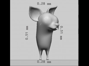 Chihuahua Dog Ready to Print 3D Print Model