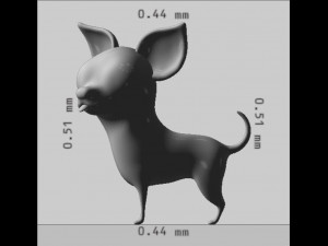 Chihuahua Dog Ready to Print 3D Print Model