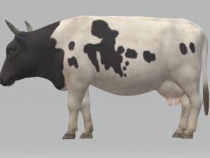 Dairy Cow Ready to Print Model do druku 3D