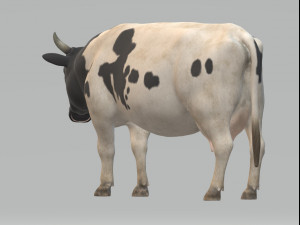 Dairy Cow Ready to Print Model do druku 3D