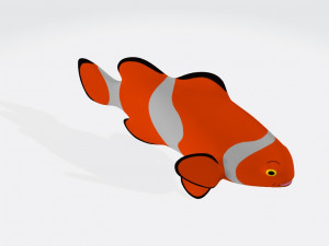 Clown Fish Ready to Print Modello di stampa 3D