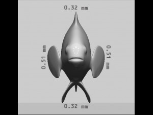 Clown Fish Ready to Print Modello di stampa 3D