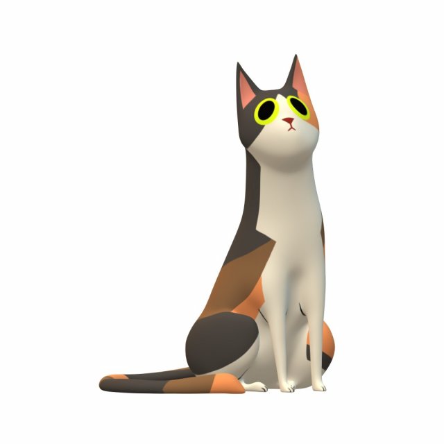 Domestic Shorthair Cat Ready to Print 3D Принт Модель .c4d .max .obj .3ds .fbx .stl .blend 