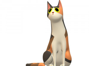 Domestic Shorthair Cat Ready to Print 3D Принт Модель