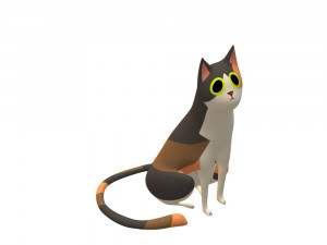 Domestic Shorthair Cat Ready to Print 3D Принт Модель