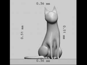 Domestic Shorthair Cat Ready to Print 3D Принт Модель