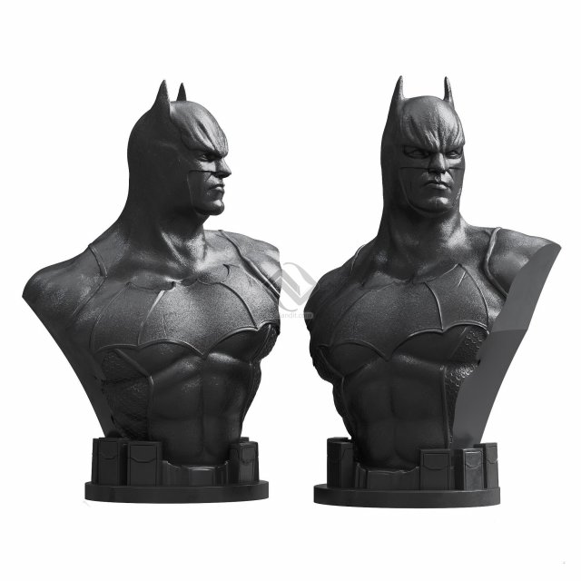 Batman Bust Ready to Print Model Cetak 3D .c4d .max .obj .3ds .fbx .stl .blend 