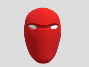 Red Hood Helmet Ready to Print 3D-printmodel
