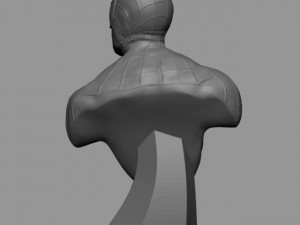 Spiderman Bust Ready to Print Model Cetak 3D
