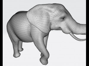 Elephant Animal Ready to Print 3D Принт Модель