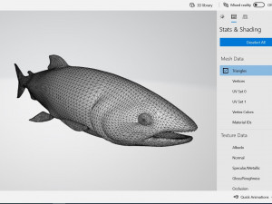 Salmon Fish Animal Ready to Print Model do druku 3D