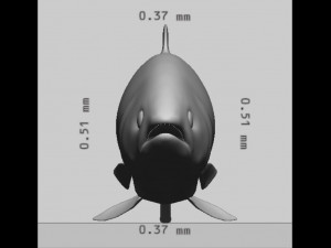 Salmon Fish Animal Ready to Print Model do druku 3D