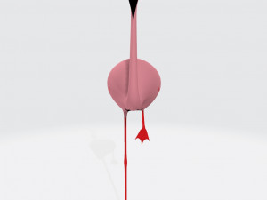 Flamingo Bird Animal Ready to Print Modelo de impresión 3D