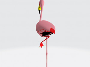 Flamingo Bird Animal Ready to Print Modelo de impresión 3D