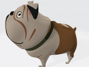 English Bulldog Ready to Print 3D प्रिंट मॉडल