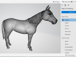 Brown Horse Animal Ready to Print Modèles 3D en vedette