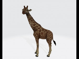 Giraffe Animal Ready to Print 3D Print Model